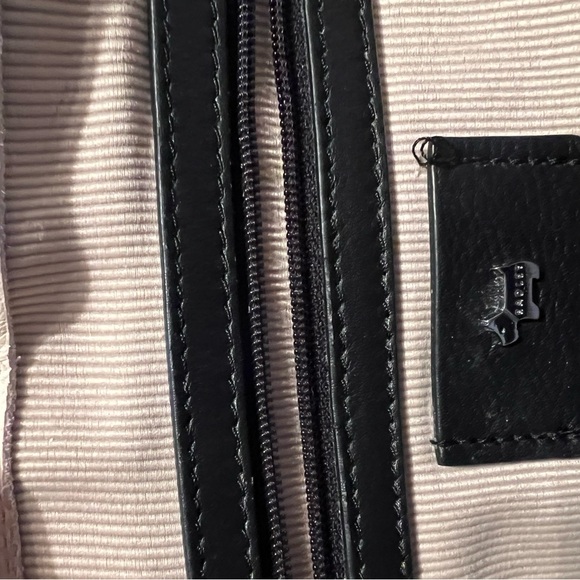 Radley London Leather Bag Black and Ivory Stripe - Picture 7 of 9